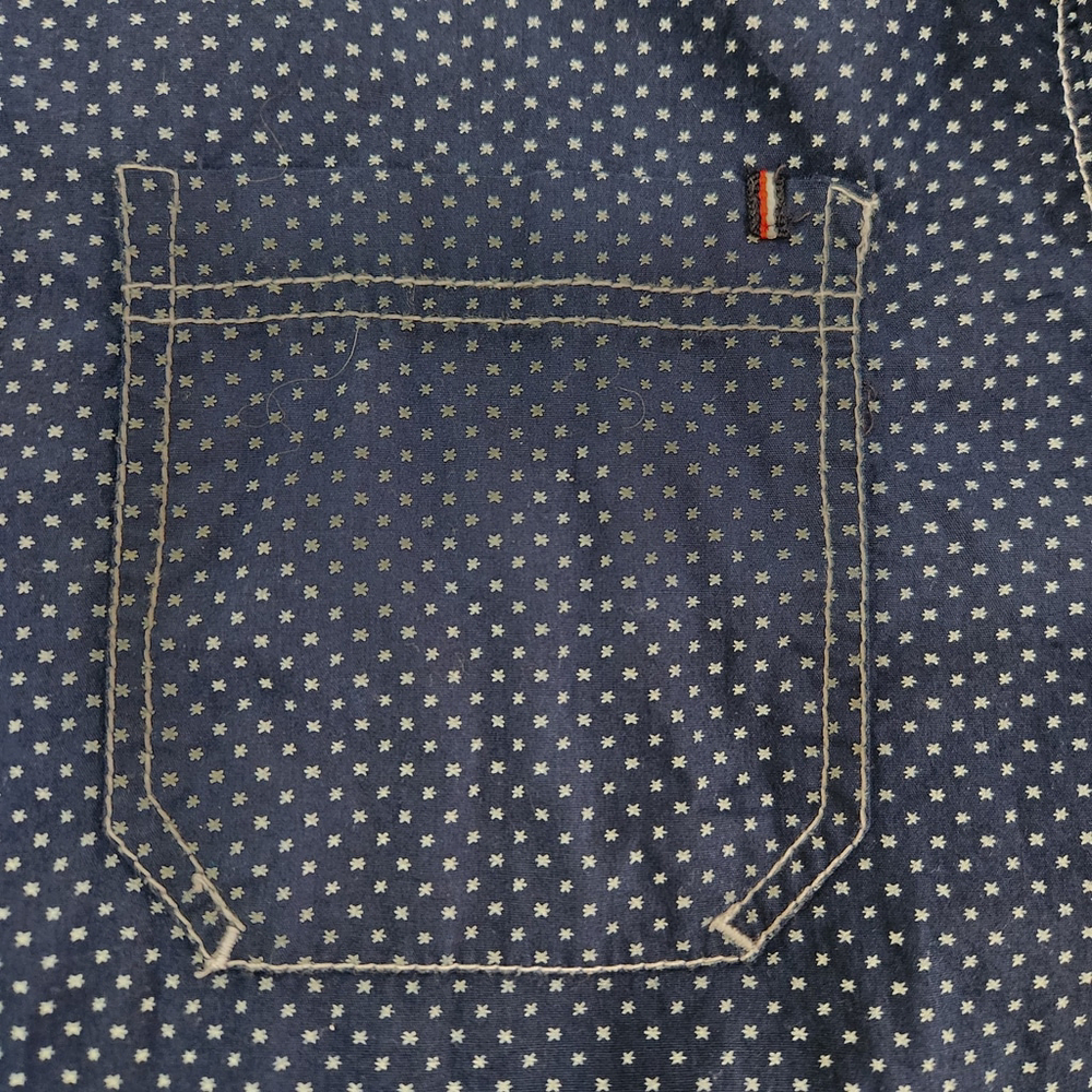 Free Planet Shirt Mens Large Button Up Long Sleeves Pockets - Picture 5 of 9
